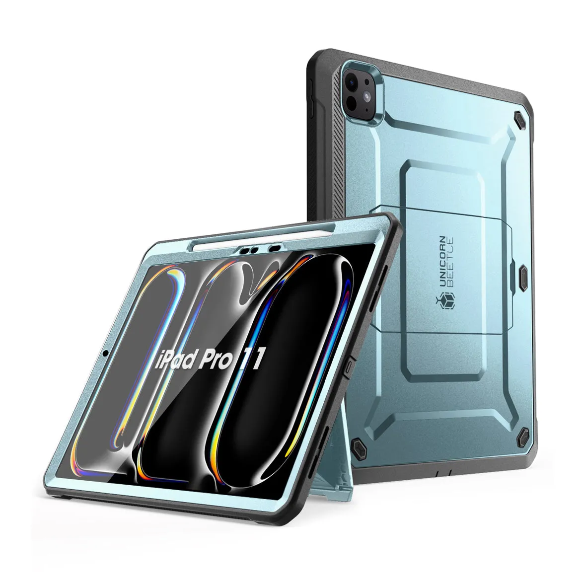 #1 Best Seller: iPad Pro 11 Inch (2024) Unicorn Beetle Pro Rugged Case-Arctic Blue  Going Fast!