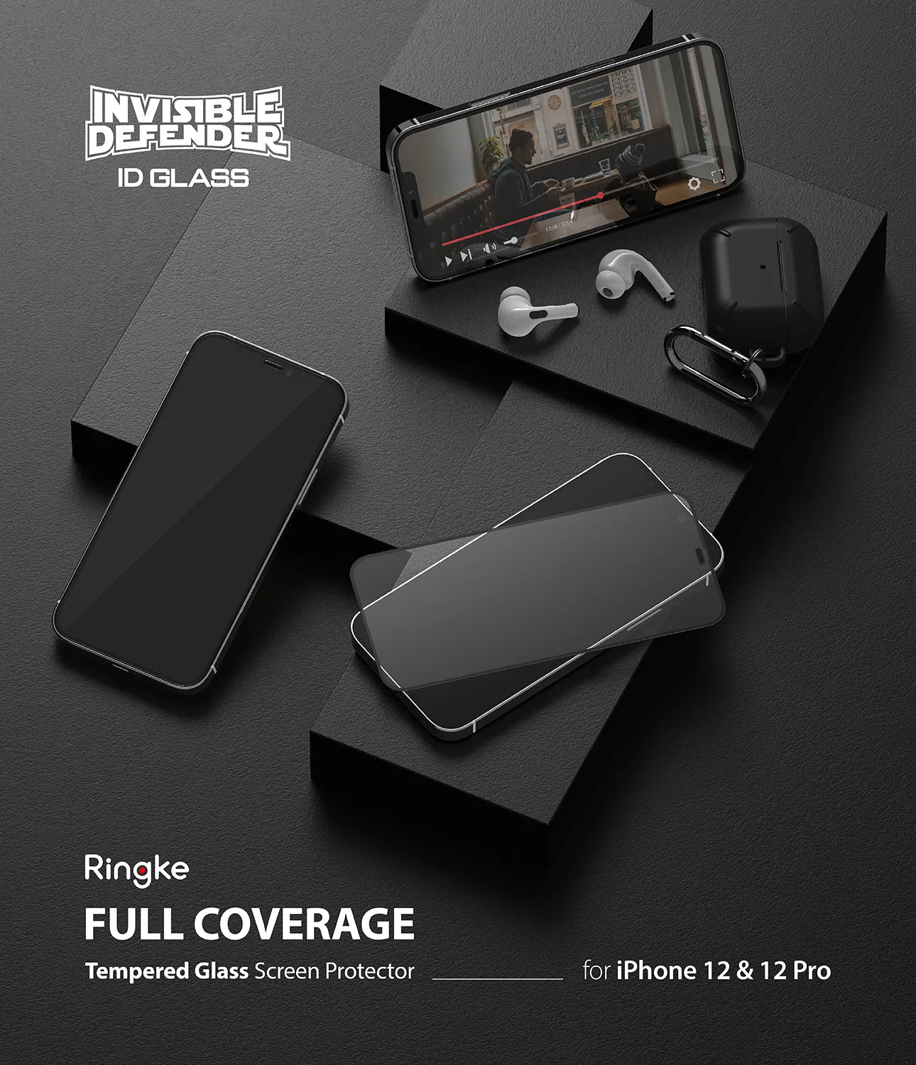 #1 Best Seller: iPhone 12 / 12 Pro Screen Protector | Invisible Defender Glass  Ends Soon!
