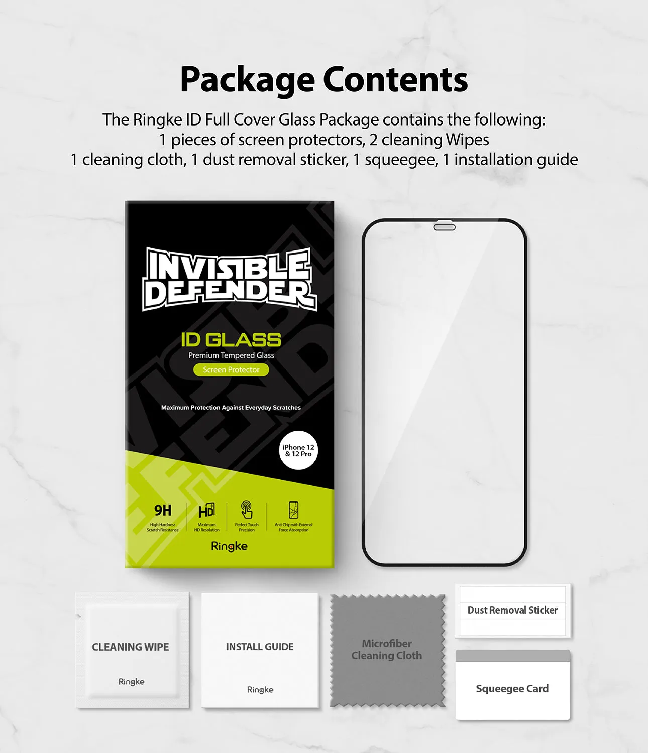 #1 Best Seller: iPhone 12 / 12 Pro Screen Protector | Invisible Defender Glass  Ends Soon!