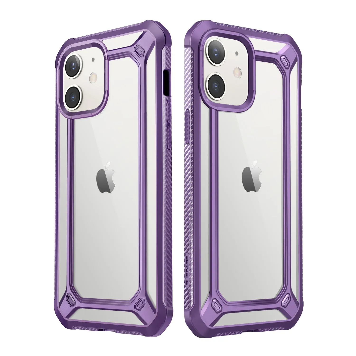 #1 Best Seller: iPhone 12 6.1 inch Unicorn Beetle Exo Clear Case-Purple  Last Few Pieces!