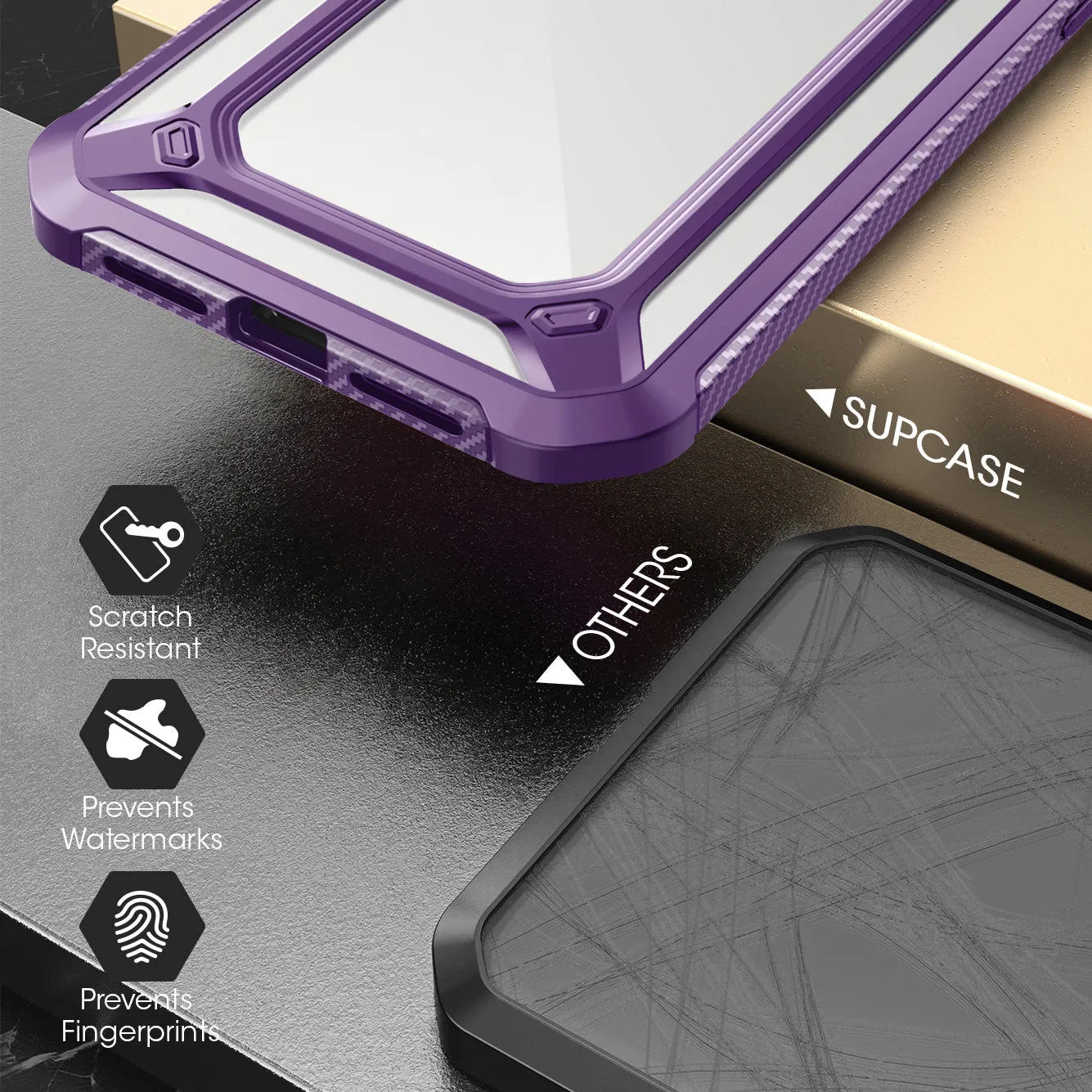 #1 Best Seller: iPhone 12 6.1 inch Unicorn Beetle Exo Clear Case-Purple  Last Few Pieces!