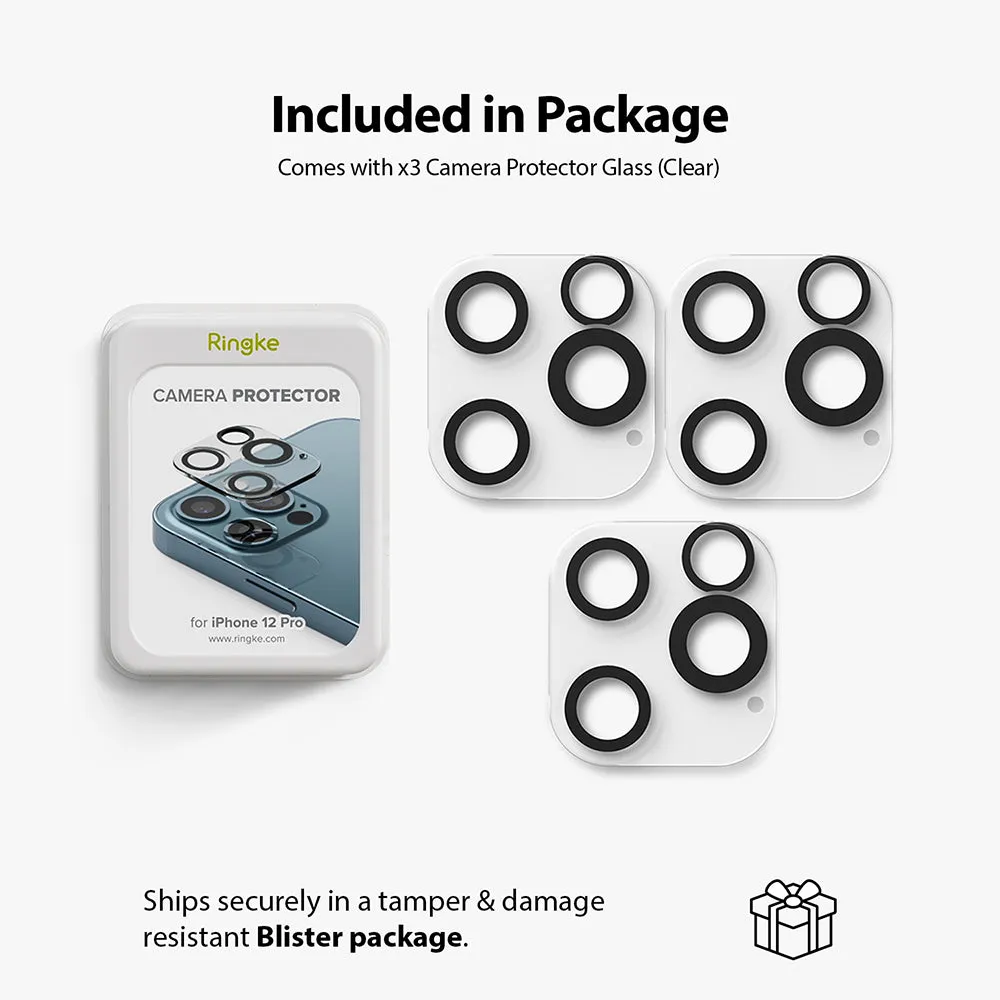 #1 Best Seller: iPhone 12 Pro | Camera Protector Glass [3 Pack]  Last Few Pieces!