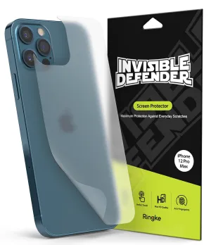 #1 Best Seller: iPhone 12 Pro Max Back Screen Protector | Invisible Defender  Last Chance!