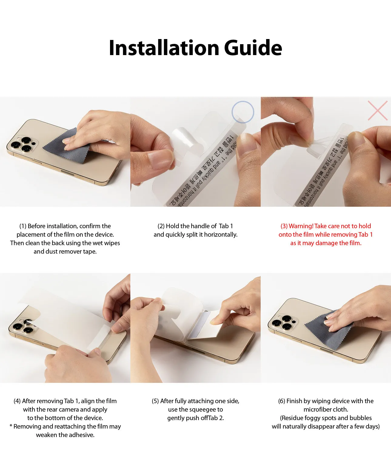 #1 Best Seller: iPhone 12 Pro Max Back Screen Protector | Invisible Defender  Last Chance!