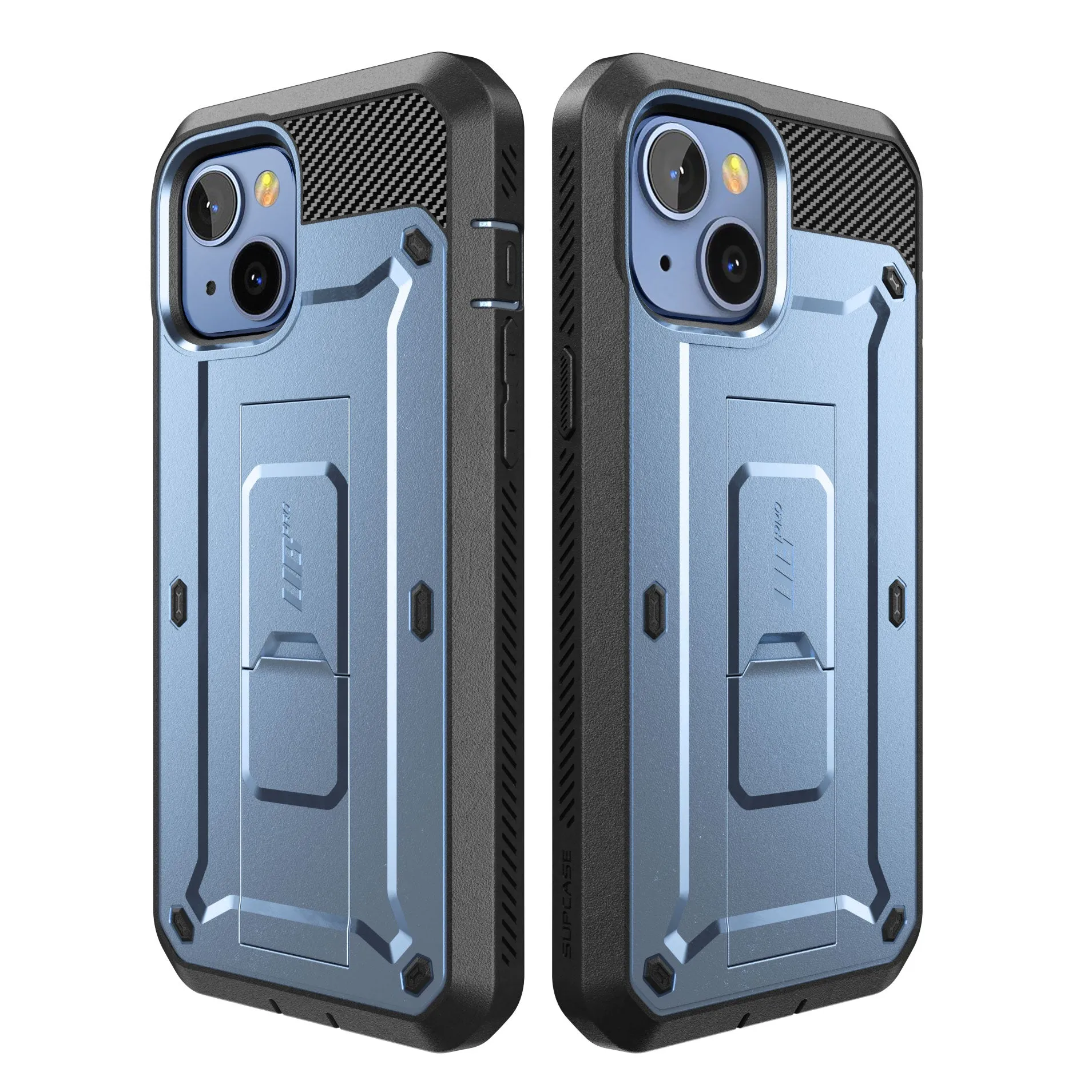 #1 Best Seller: iPhone 14 6.1 inch Unicorn Beetle PRO Rugged Case-Metallic Blue  Stylish & Comfortable