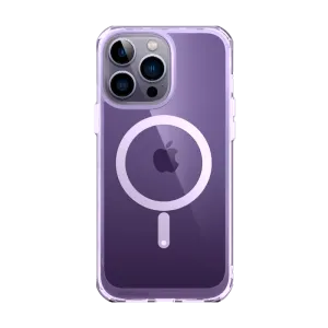 #1 Best Seller: iPhone 14 Pro Max 6.7 inch Unicorn Beetle MAG Slim Clear MagSafe Case-Purple Fog  Ends Soon!