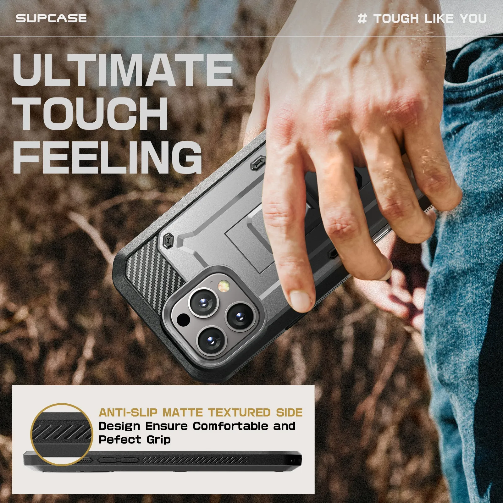 #1 Best Seller: iPhone 16 Pro 6.3 inch Unicorn Beetle Pro Rugged Case-Titan Gray  Limited Release!