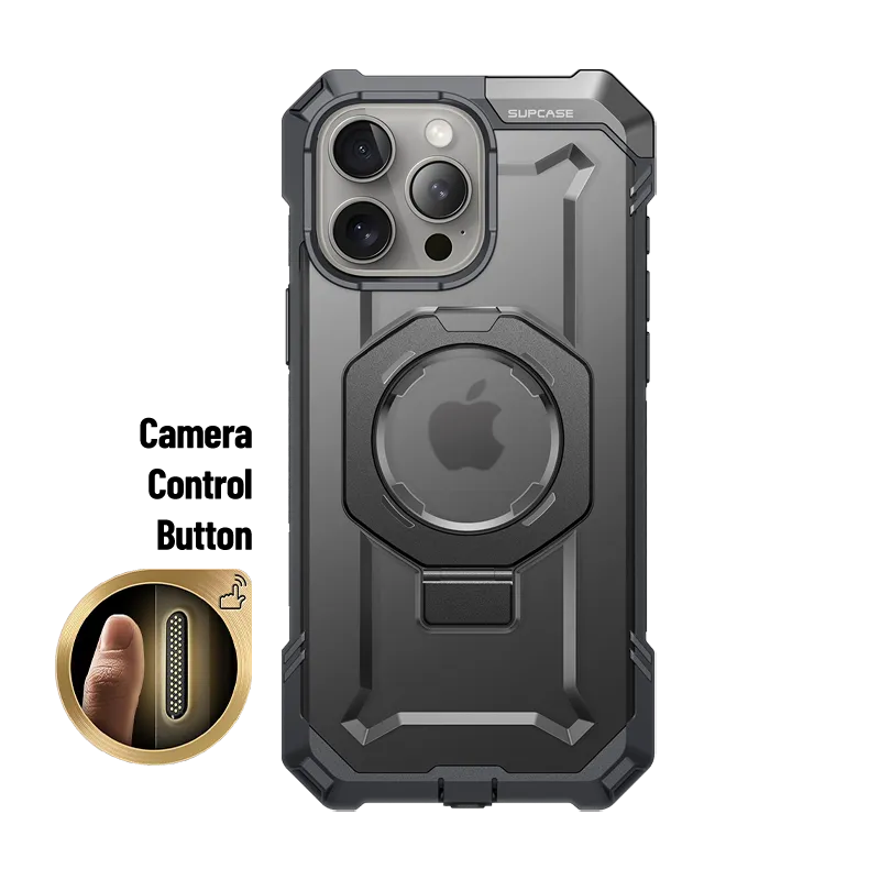 #1 Best Seller: iPhone 16 Pro Max 6.9 inch UB Grip MagSafe Camera Control Button Phone Case-Gray  Last Few Pieces!