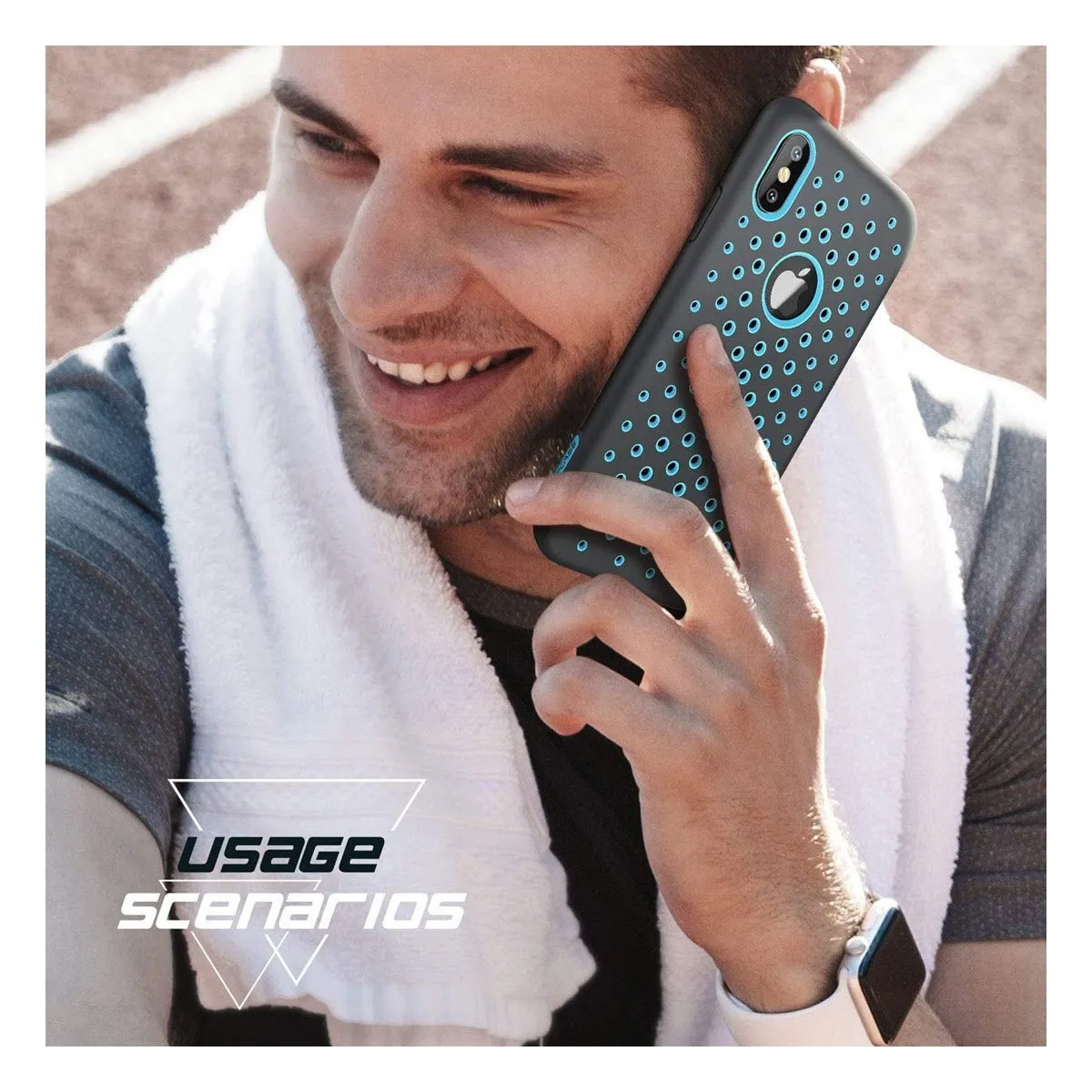 #1 Best Seller: iPhone X / XS Unicorn Beetle Sport Athletic Case-Blue  Dont Miss Out!