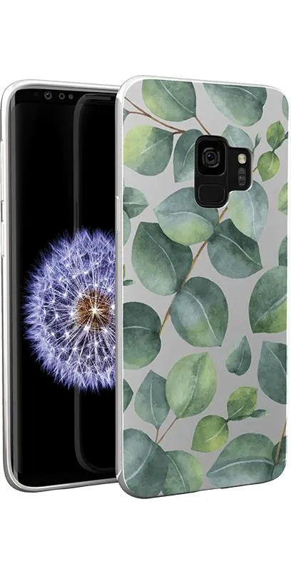 #1 Best Seller: Leaf Me Alone | Green Floral Print Samsung Case  Last Few Pieces!
