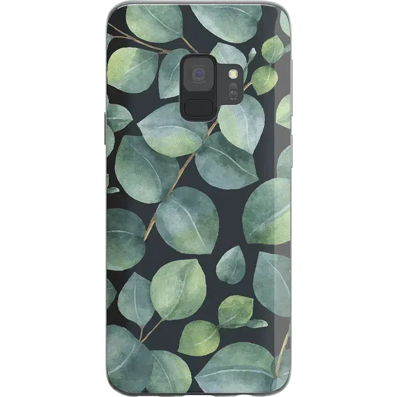 #1 Best Seller: Leaf Me Alone | Green Floral Print Samsung Case  Last Few Pieces!