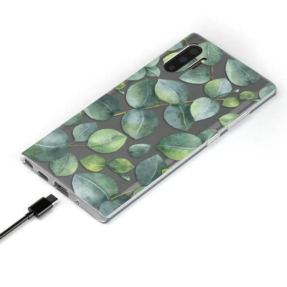 #1 Best Seller: Leaf Me Alone | Green Floral Print Samsung Case  Last Few Pieces!