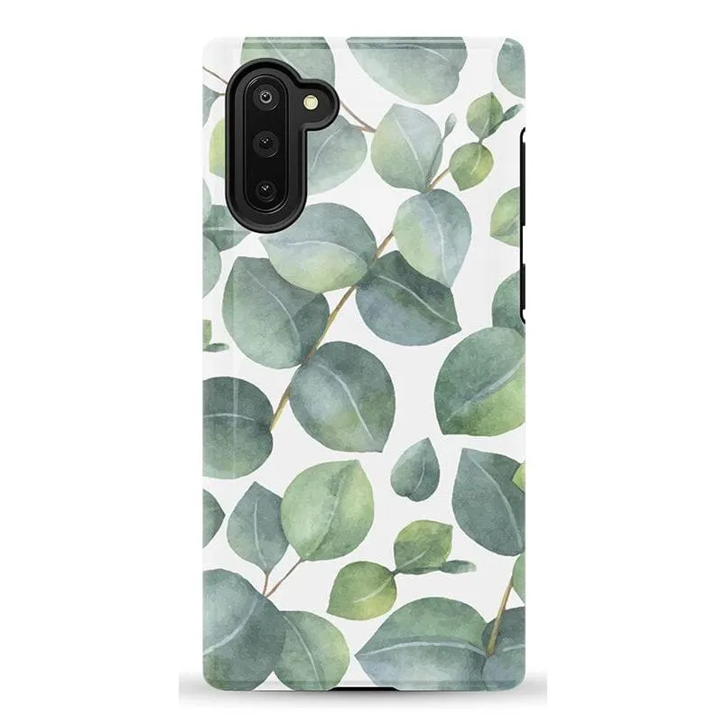#1 Best Seller: Leaf Me Alone | Green Floral Print Samsung Case  Last Few Pieces!