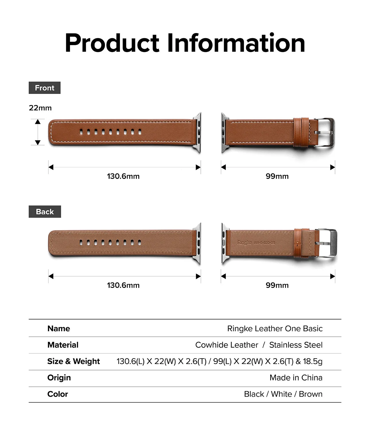 #1 Best Seller: Leather One Basic  Almost Sold Out!