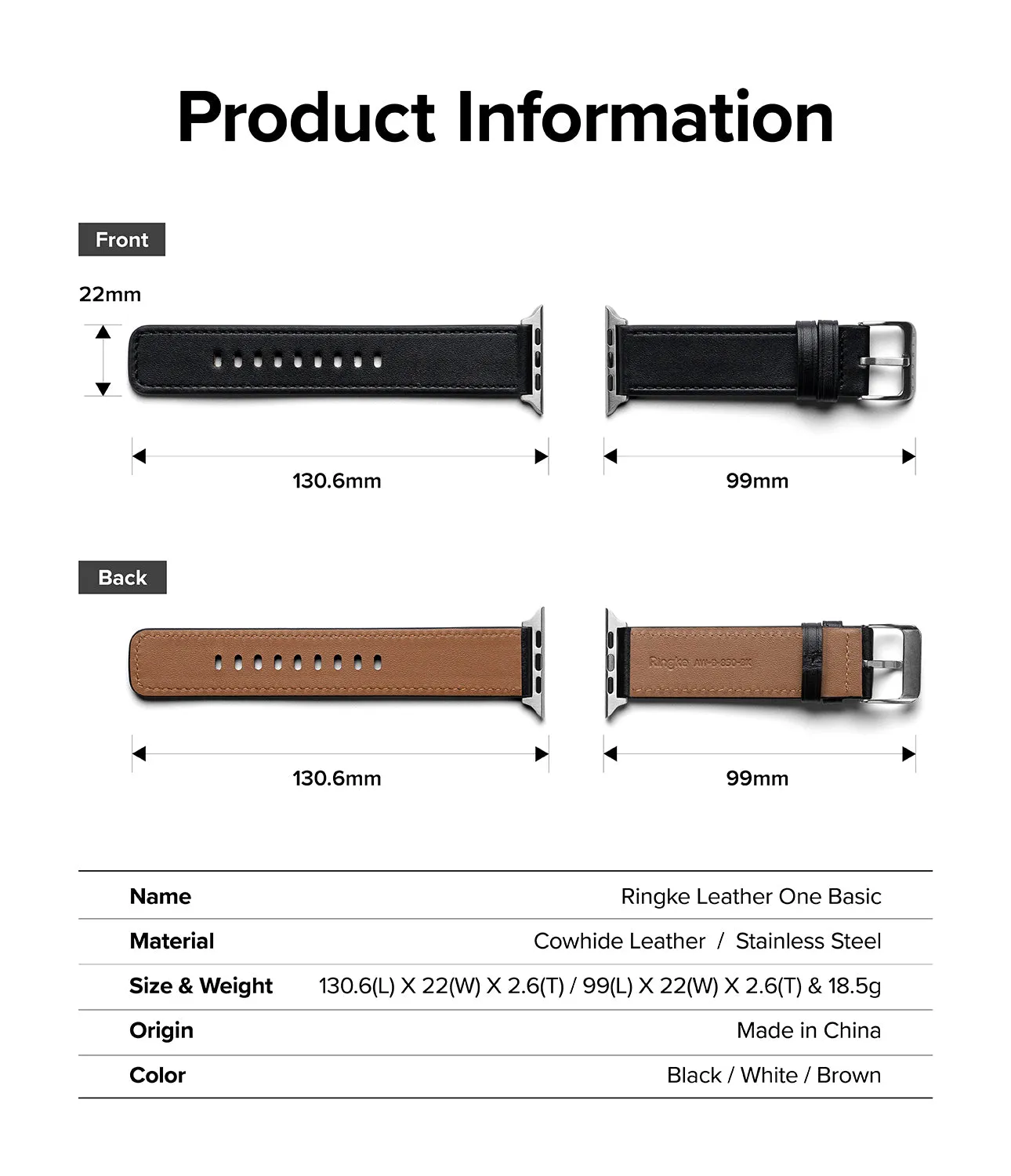 #1 Best Seller: Leather One Basic  Almost Sold Out!
