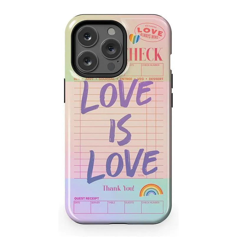 #1 Best Seller: Love is Love | Guest Check Pride Case  Last Chance!