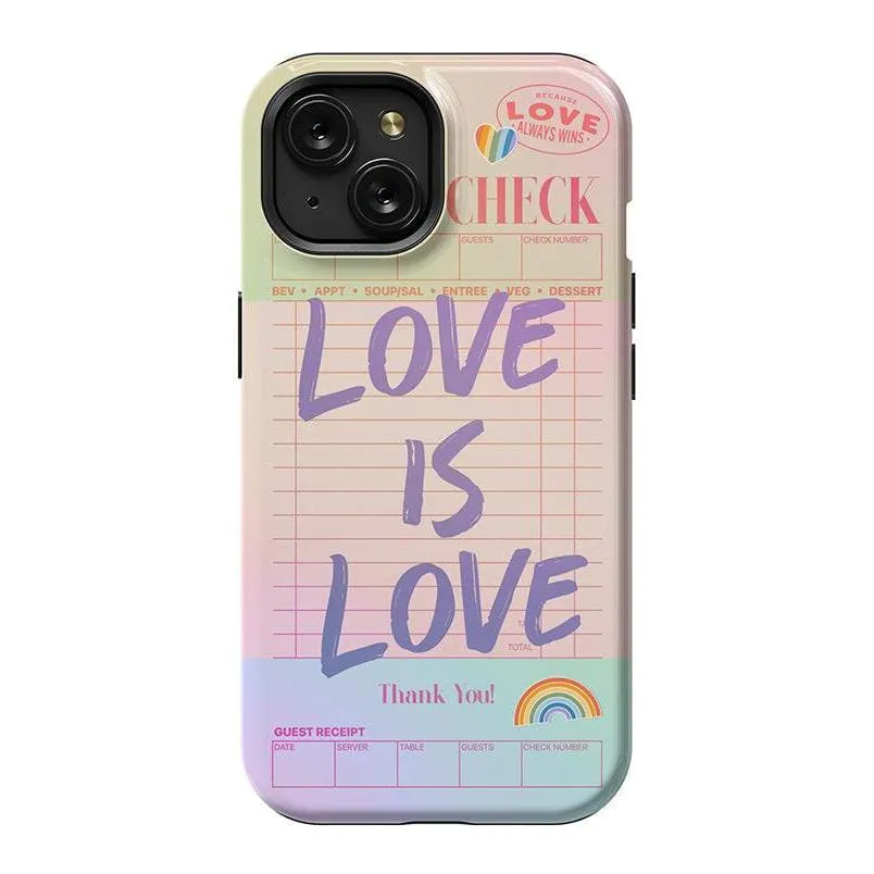 #1 Best Seller: Love is Love | Guest Check Pride Case  Last Chance!