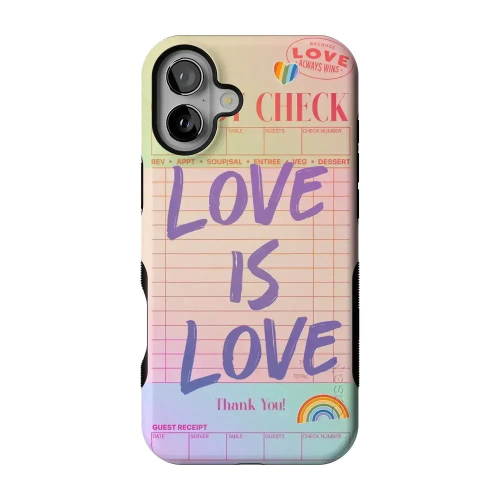 #1 Best Seller: Love is Love | Guest Check Pride Case  Last Chance!