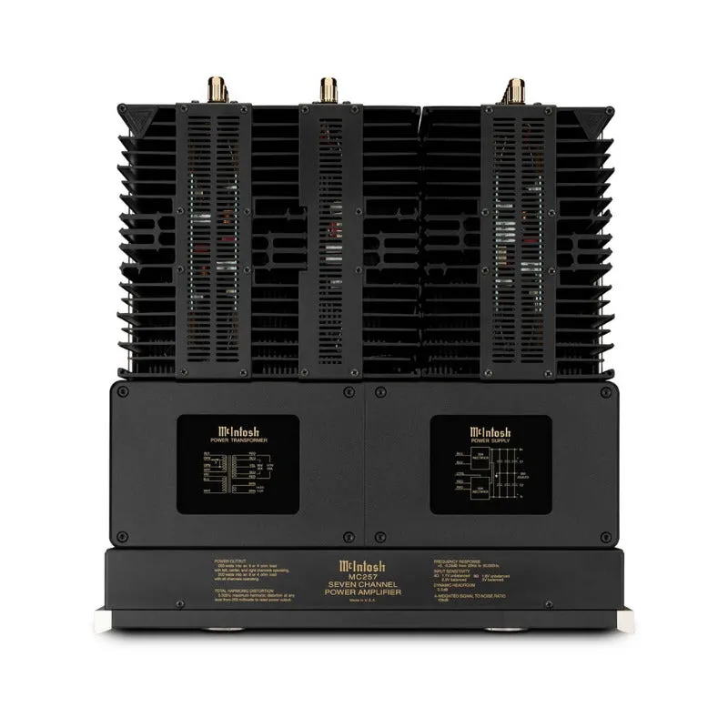 #1 Best Seller: McIntosh MC257 - 7-Channel Solid State Amplifier  Today Only!