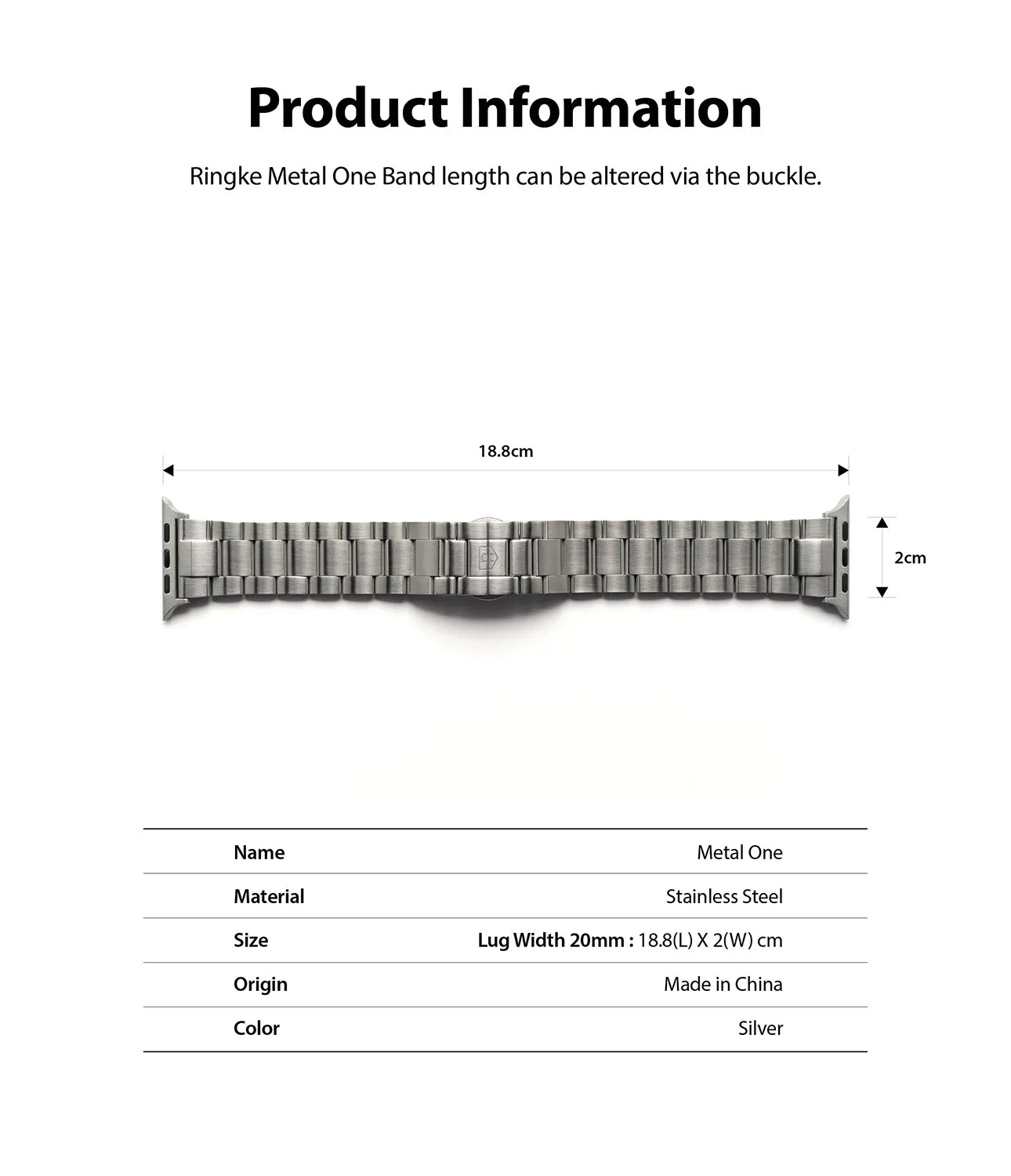 #1 Best Seller: Metal One Band  Limited Stock!