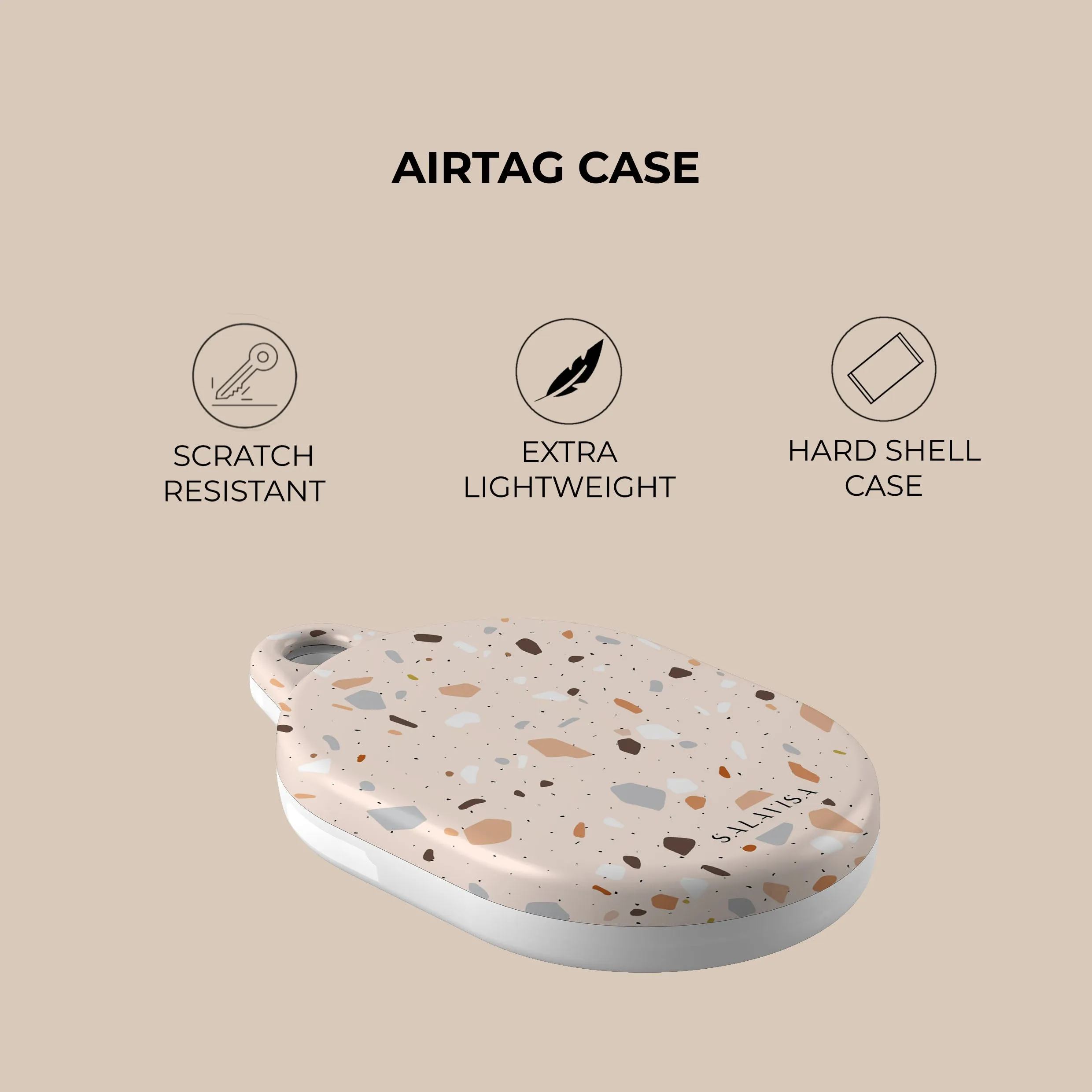 #1 Best Seller: Pink Terrazzo AirTag Holder  Almost Gone!