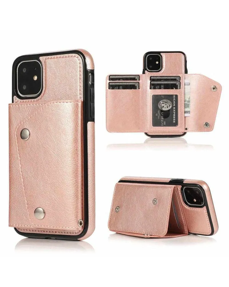 #1 Best Seller: Pink Vegan Leather | Wallet Case  Limited Stock!