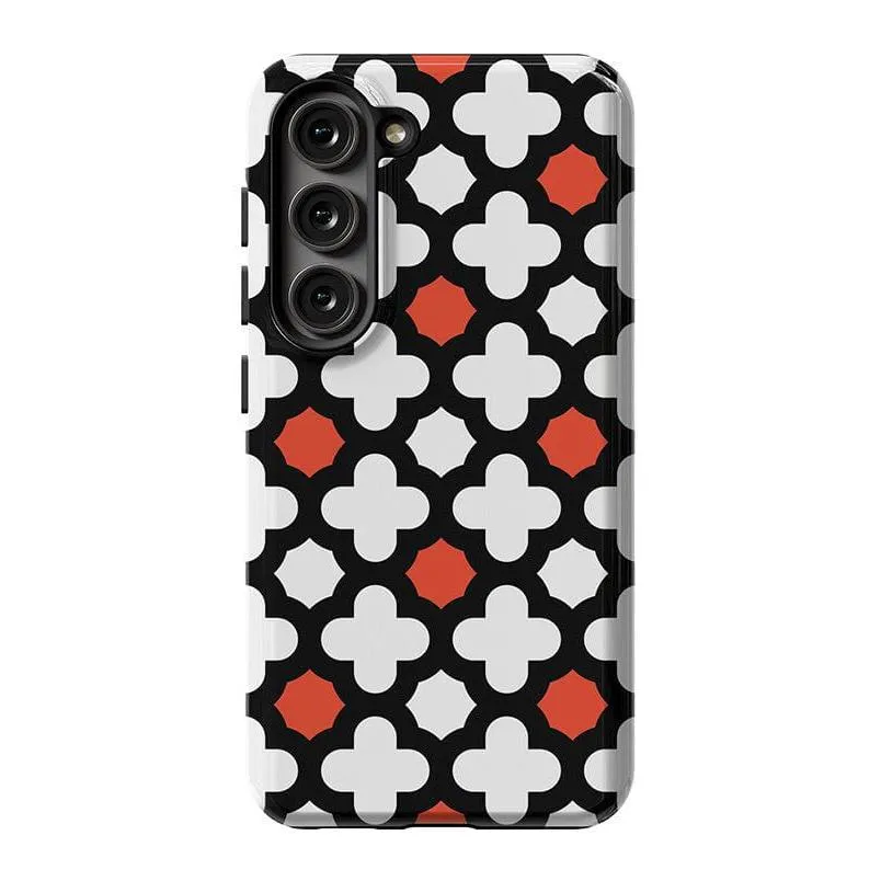 #1 Best Seller: Red Lattice Tile | High Contrast Design Case  Ends Soon!