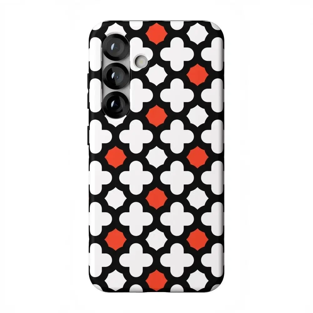 #1 Best Seller: Red Lattice Tile | High Contrast Design Case  Ends Soon!