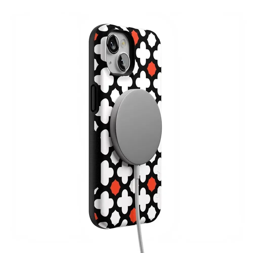 #1 Best Seller: Red Lattice Tile | High Contrast Design Case  Ends Soon!