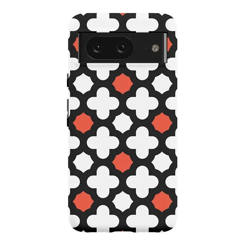 #1 Best Seller: Red Lattice Tile | High Contrast Design Case  Ends Soon!