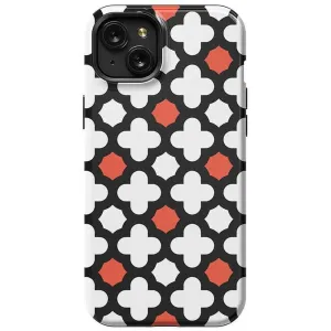 #1 Best Seller: Red Lattice Tile | High Contrast Design Case  Ends Soon!