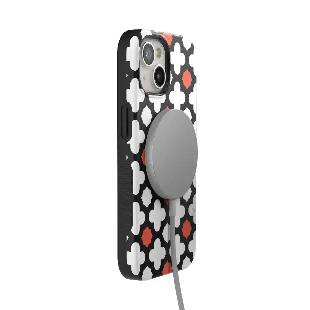 #1 Best Seller: Red Lattice Tile | High Contrast Design Case  Ends Soon!