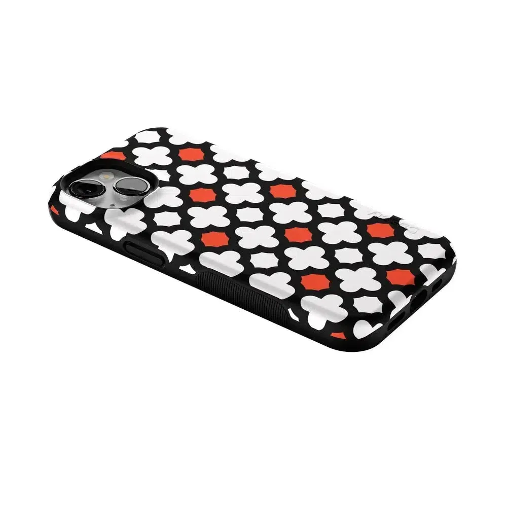 #1 Best Seller: Red Lattice Tile | High Contrast Design Case  Ends Soon!