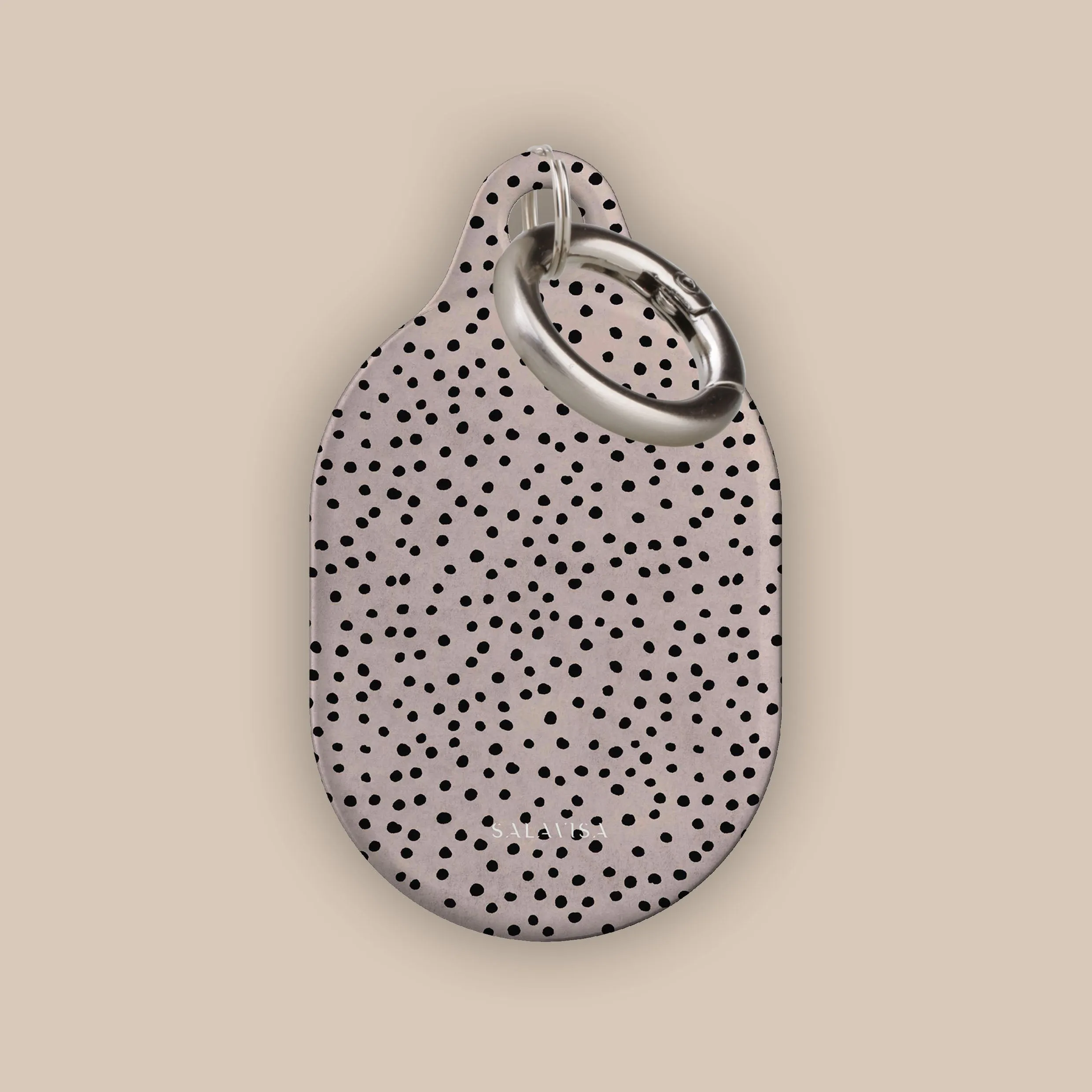 #1 Best Seller: Rose Pink Polka Dots AirTag Holder  Last Few Pieces!