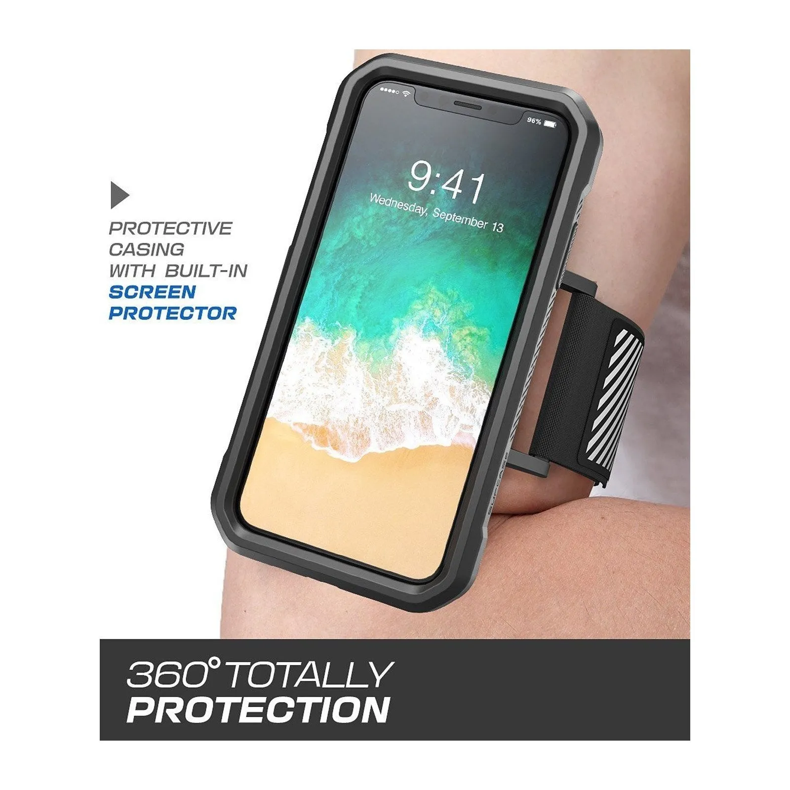 #1 Best Seller: Running Mate Armband Case for iPhone 5.8 inch 2017 2018 and 2019-Black  Almost Gone!