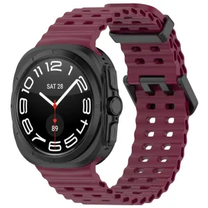 #1 Best Seller: Samsung Galaxy Watch Ultra Ocean Strap (Wine Red)  Ends Soon!