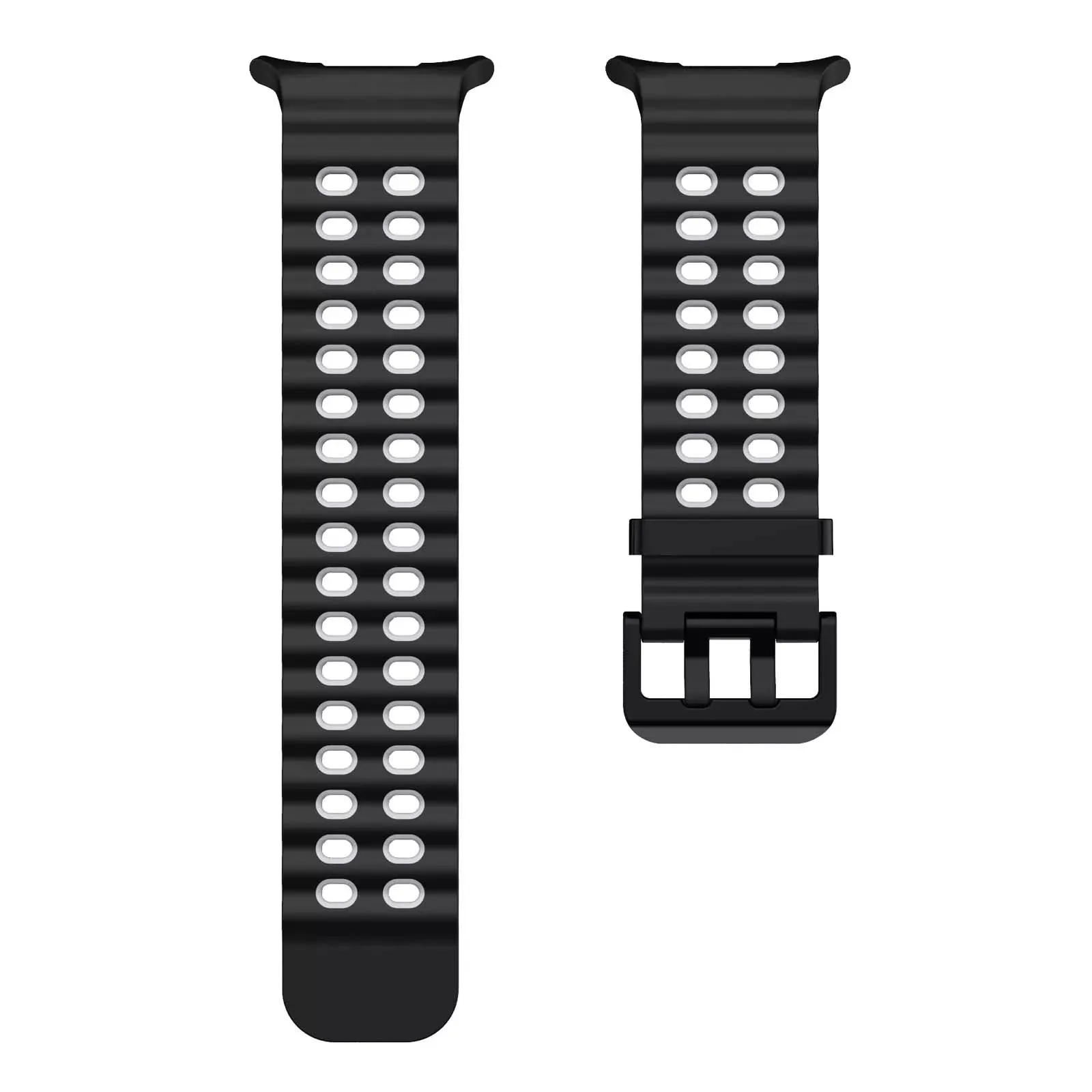 #1 Best Seller: Samsung Galaxy Watch Ultra Wave Silicone Strap (Black/Grey)  Last Few Pieces!