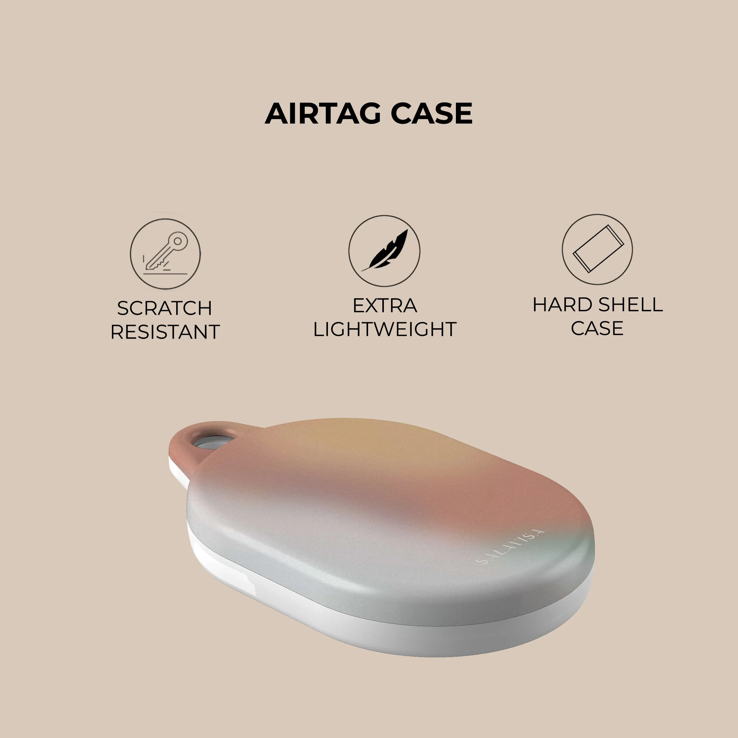 #1 Best Seller: Sunlit Haze AirTag Holder  Limited Stock!