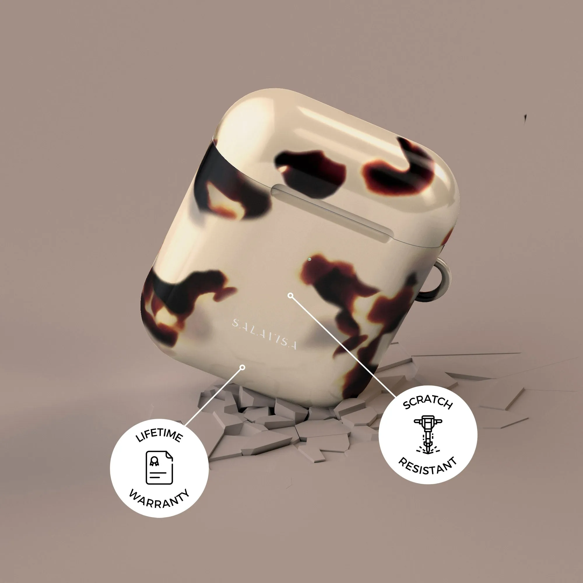 #1 Best Seller: Tortoise Crme AirPods Case  Last Chance!