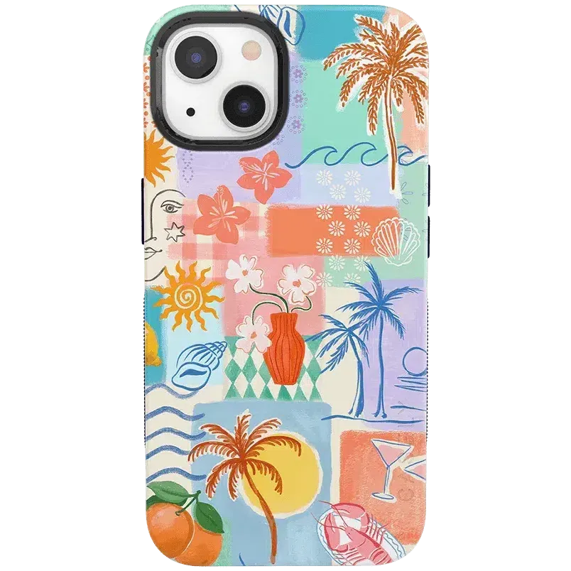 #1 Best Seller: Tropical Heat | Beachy Collage Case  Stylish & Comfortable