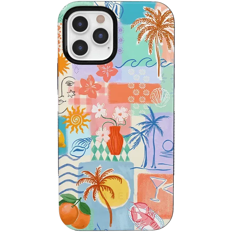 #1 Best Seller: Tropical Heat | Beachy Collage Case  Stylish & Comfortable