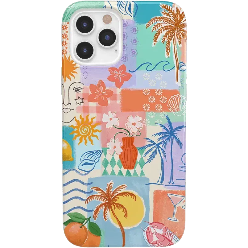 #1 Best Seller: Tropical Heat | Beachy Collage Case  Stylish & Comfortable