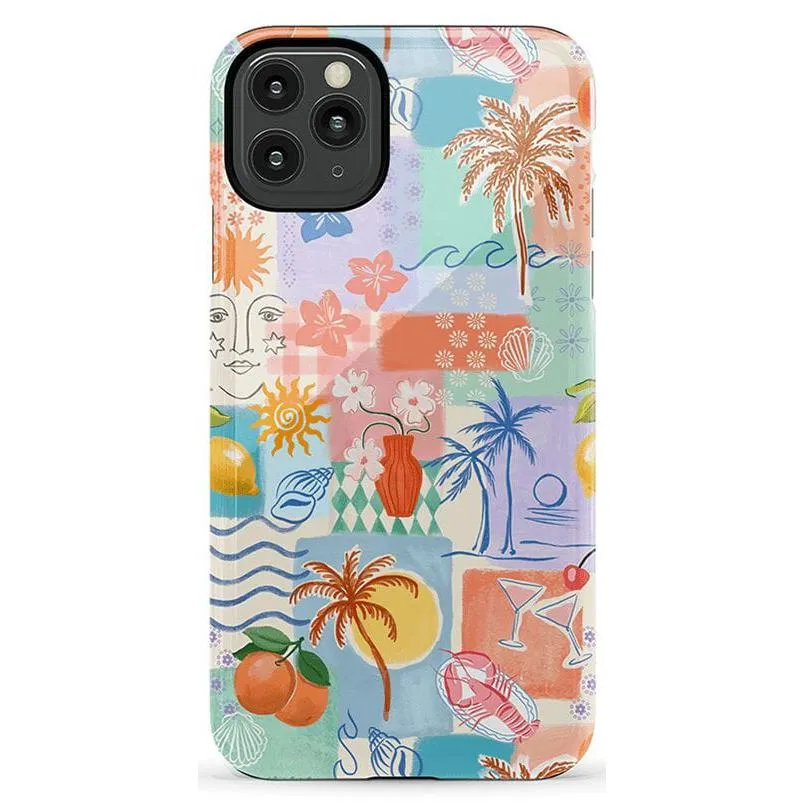#1 Best Seller: Tropical Heat | Beachy Collage Case  Stylish & Comfortable