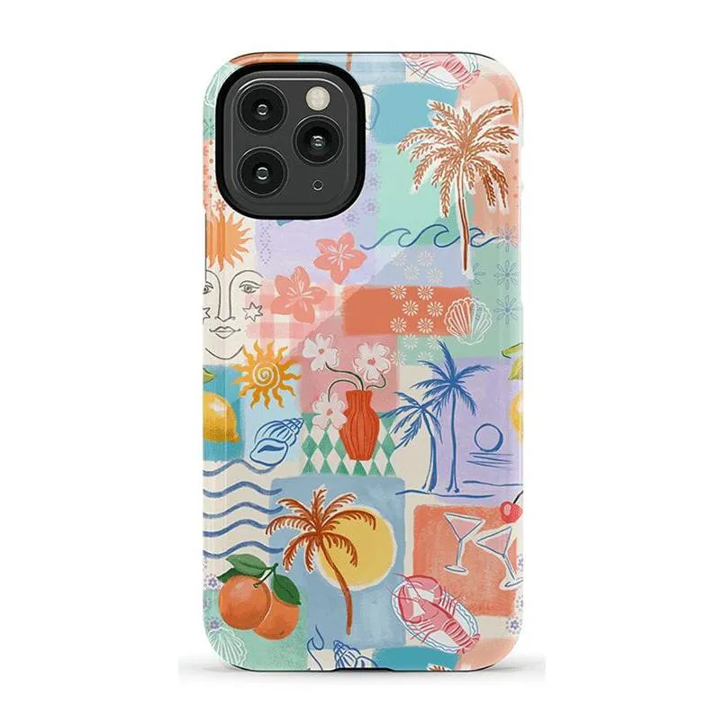 #1 Best Seller: Tropical Heat | Beachy Collage Case  Stylish & Comfortable