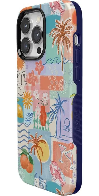 #1 Best Seller: Tropical Heat | Beachy Collage Case  Stylish & Comfortable