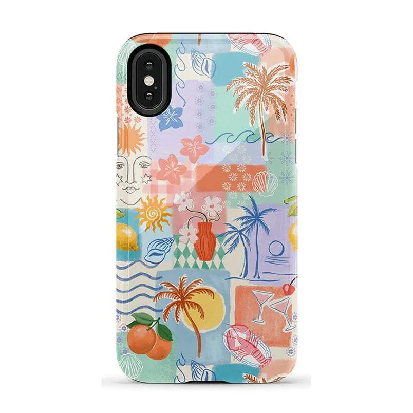 #1 Best Seller: Tropical Heat | Beachy Collage Case  Stylish & Comfortable