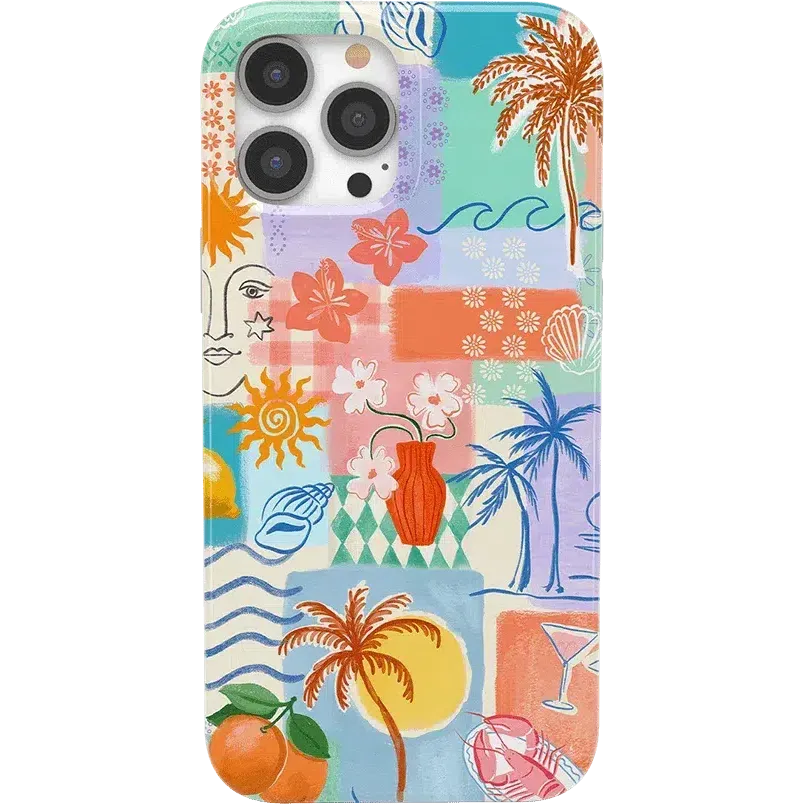 #1 Best Seller: Tropical Heat | Beachy Collage Case  Stylish & Comfortable