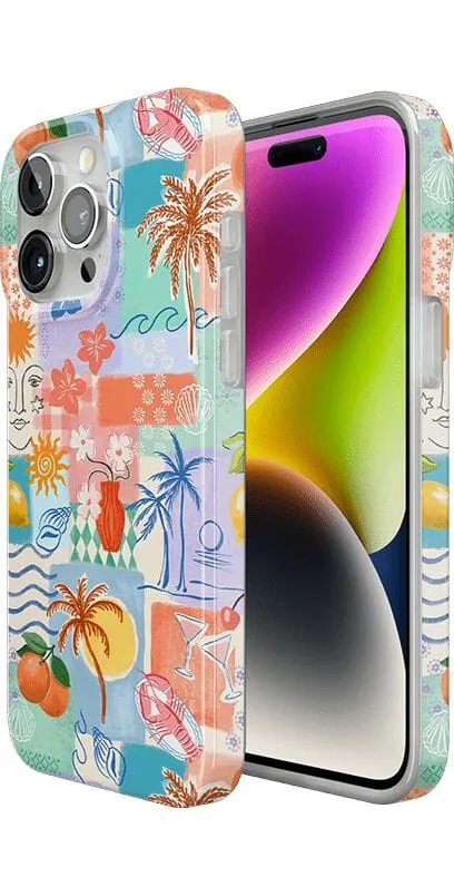 #1 Best Seller: Tropical Heat | Beachy Collage Case  Stylish & Comfortable