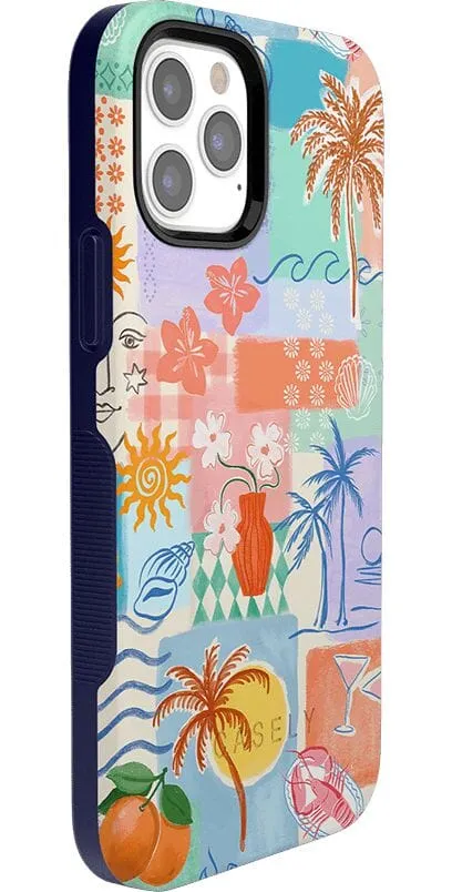 #1 Best Seller: Tropical Heat | Beachy Collage Case  Stylish & Comfortable