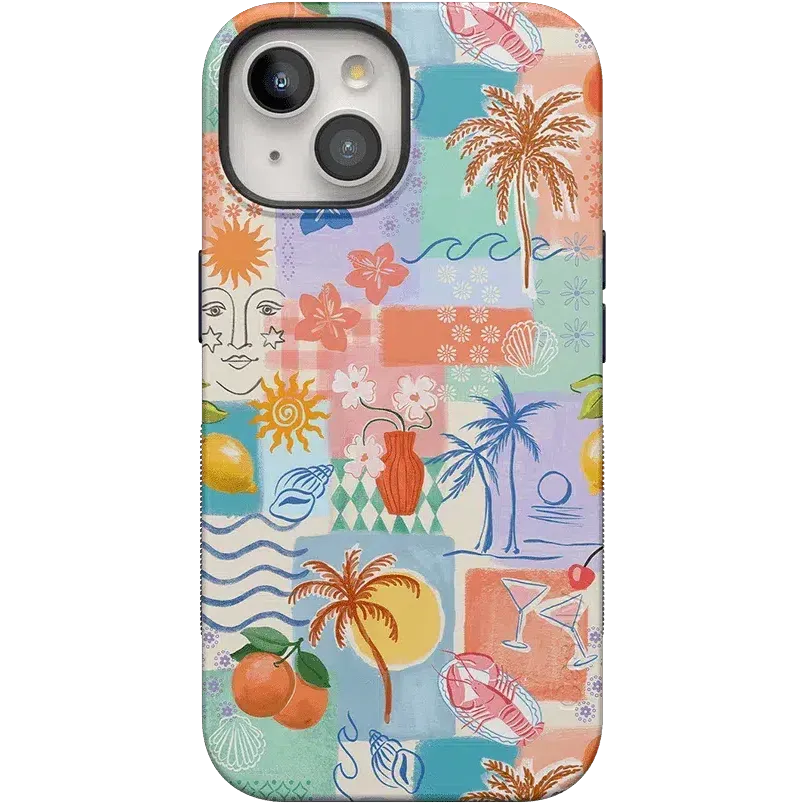 #1 Best Seller: Tropical Heat | Beachy Collage Case  Stylish & Comfortable